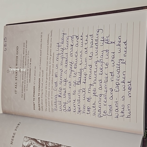 The Purpose Driven Life Journal Rick Warren  Inspirio Prayer Book 2002 - Picture 9 of 17